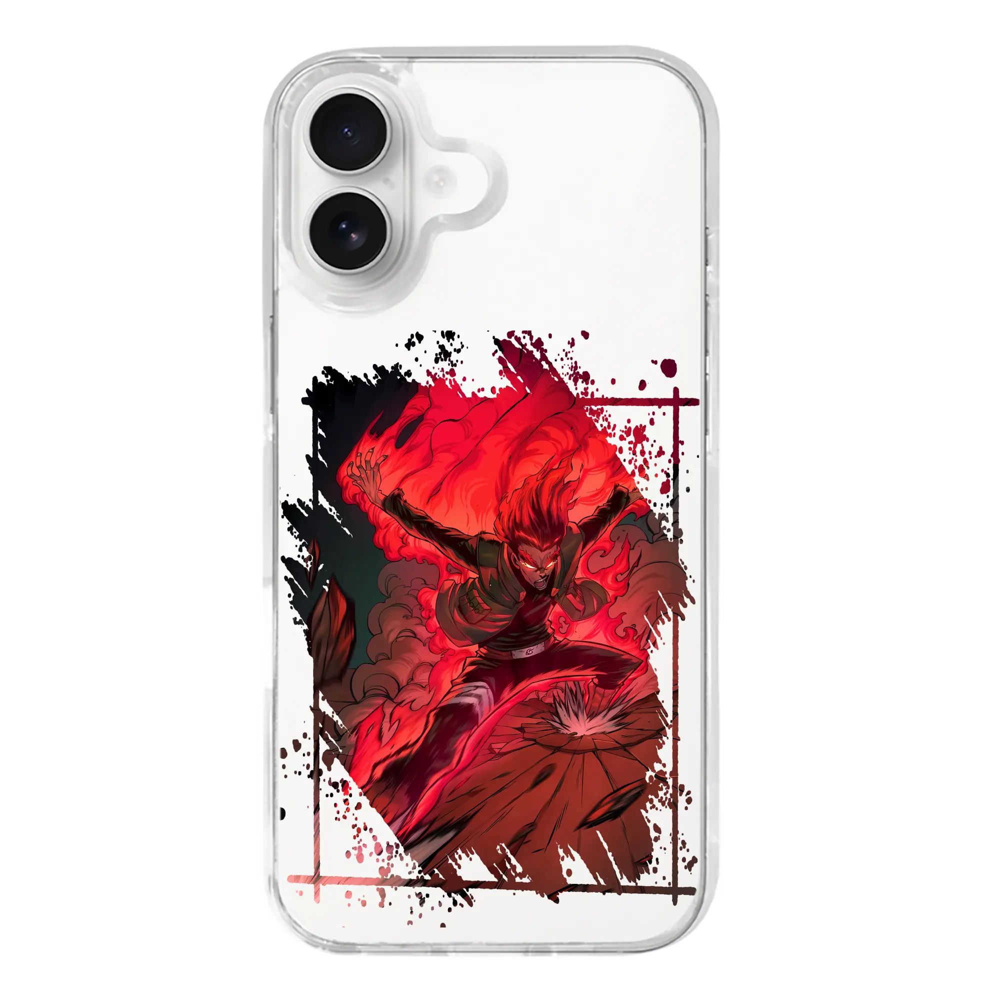 ナルト グッズ マイト・ガイ - iPhone 17シリーズ 透明スマホケース – 薄型・耐衝撃・精密フィット保護カバー